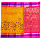 Kanchipuram Semi Silk - Kalamkari PrintKANSEMSLKALAM