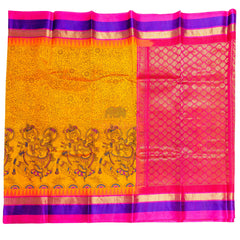 Kanchipuram Semi Silk - Kalamkari PrintKANSEMSLKALAM