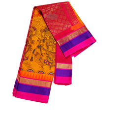 Kanchipuram Semi Silk - Kalamkari PrintKANSEMSLKALAM
