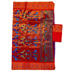 Paithani  Semi Silk