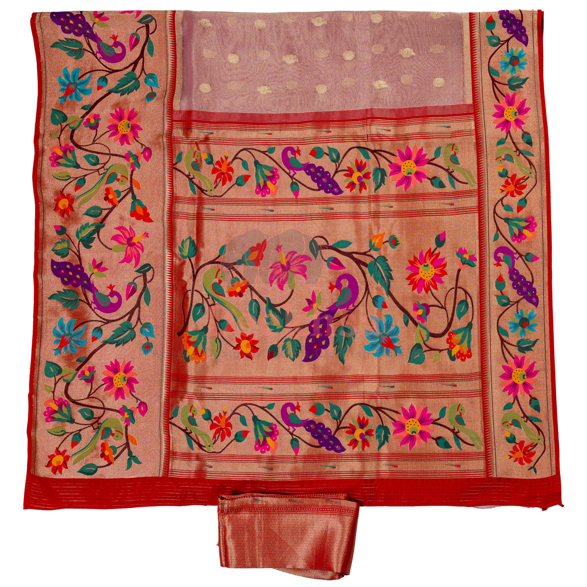 Paithani   Pure Silk Tissue