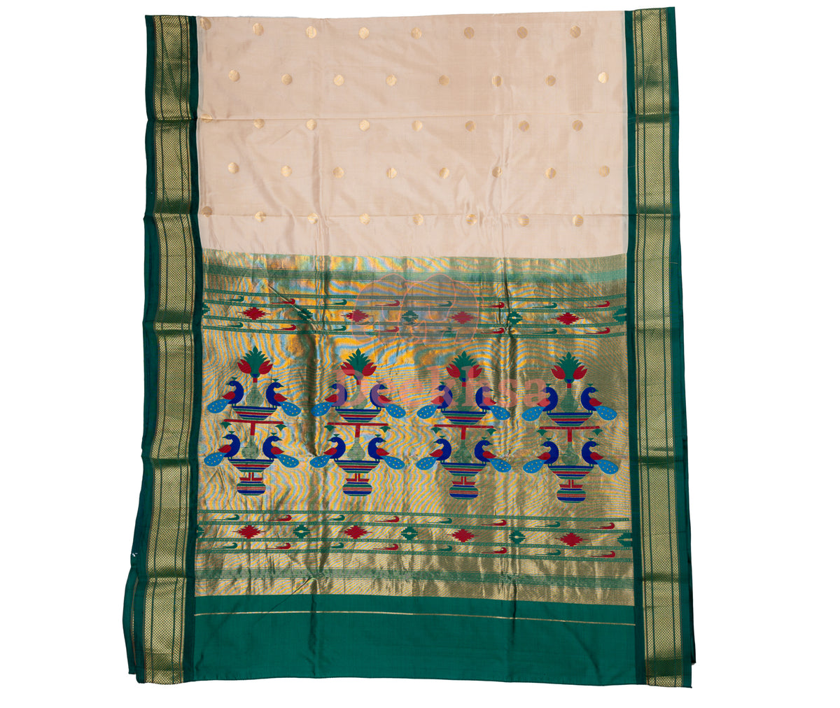 Ilkal Paithani Pure Silk