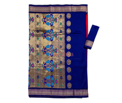 Ilkal Paithani Pure Silk